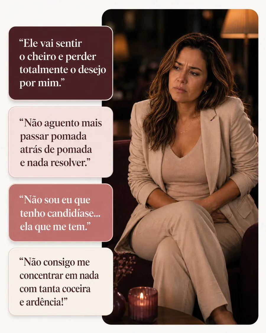 Mulher pensativa